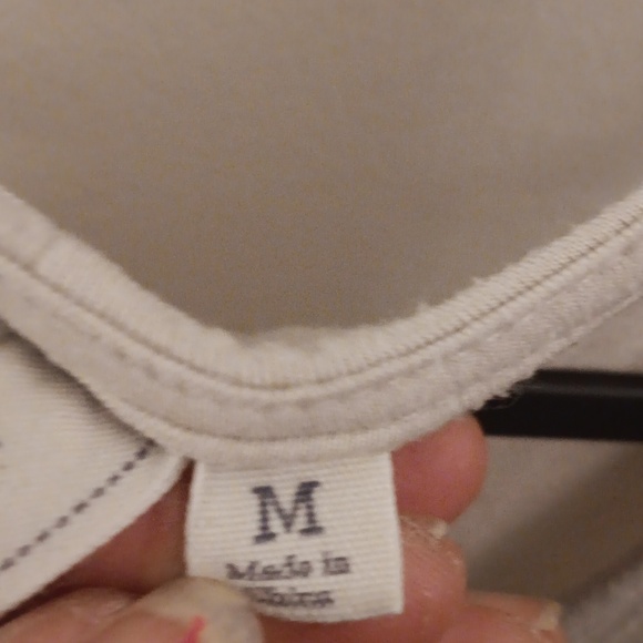 White Crow Cream Mixed Material Tank Top - Picture 3 of 6